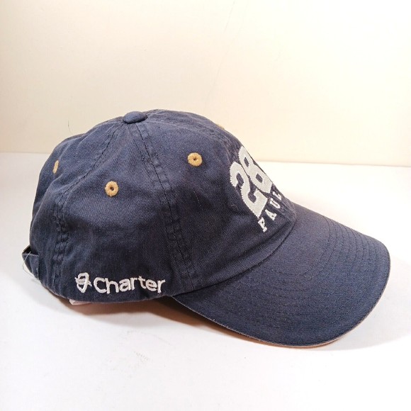 Marshall Faulk Baseball Cap Hat #28 St. Louis Rams Charter Promo Strapback Blue - Picture 3 of 8